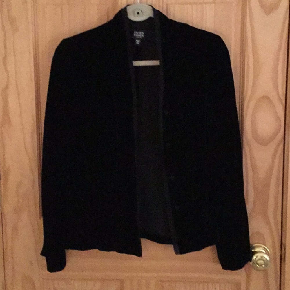 Eileen Fisher velvet (82% rayon 18% silk) jacket